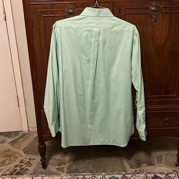Mint Green button down L - Picture 3 of 5